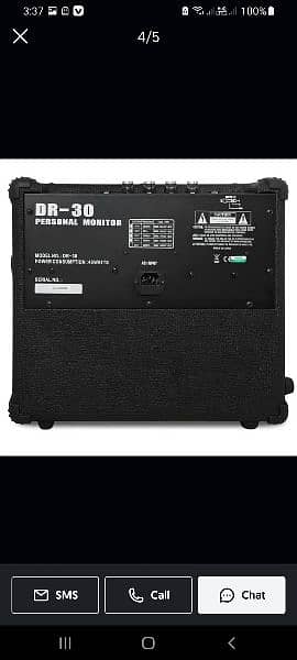 Redwood DR-30 45W Combo Amplifier FOR Electronic Drums and Keyboards 3