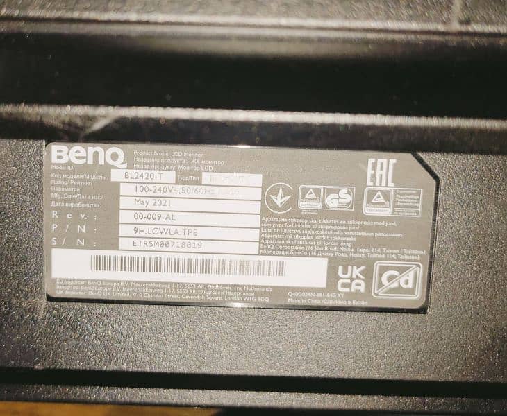 Benq 24" 2K QHD Monitor 4