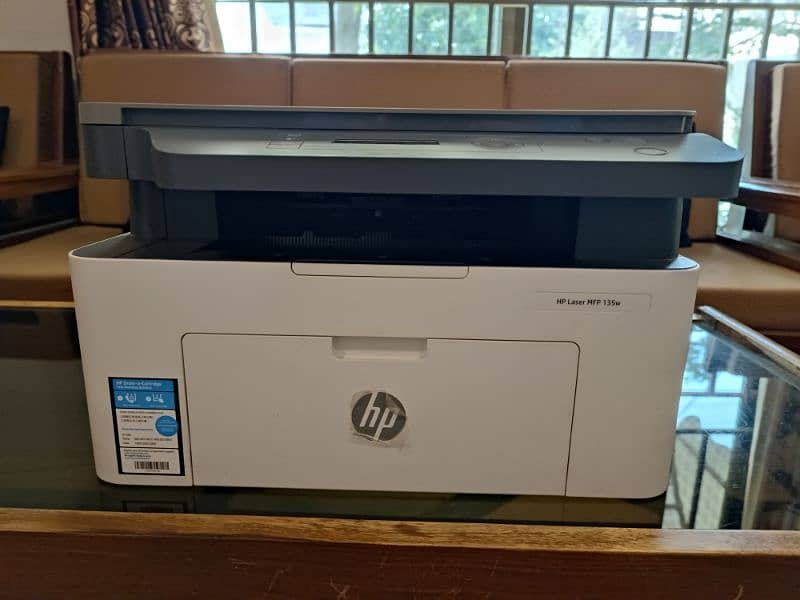 HP LaserJet MFP 135W Printer - Wifi Model - 3 in 1 - Almost new - 1