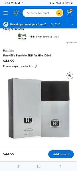 Perry Ellis Portfolio EDT 100ml perfume Made in USA 1