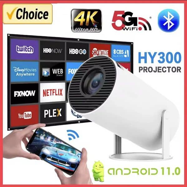 ANDROID PROJECTOR HOME CINEMA PLUG AND PLAY 10