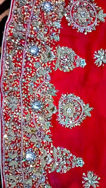 Blood Red Color ( Anaari red) Bridal Dress. Worn only once. 9
