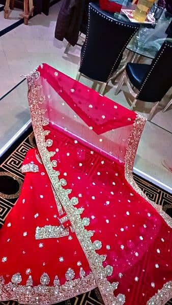 Blood Red Color ( Anaari red) Bridal Dress. Worn only once. 12