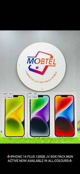 iphone 15 & 14 series available JV Box pack NoNPTA NoNactive available 6