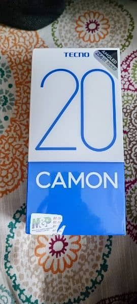 Tecno camon 20 Pta approved Box pack sealed 0