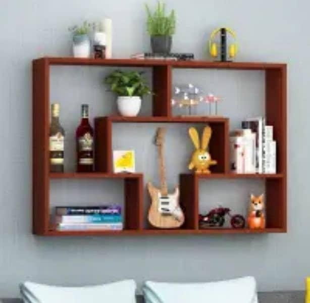 Modern book storage shelf, living room cabinet. 2