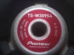 Pioneer 12" TS-W309S4 Champion Series Woofer