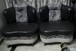 7 sitter black sofa
