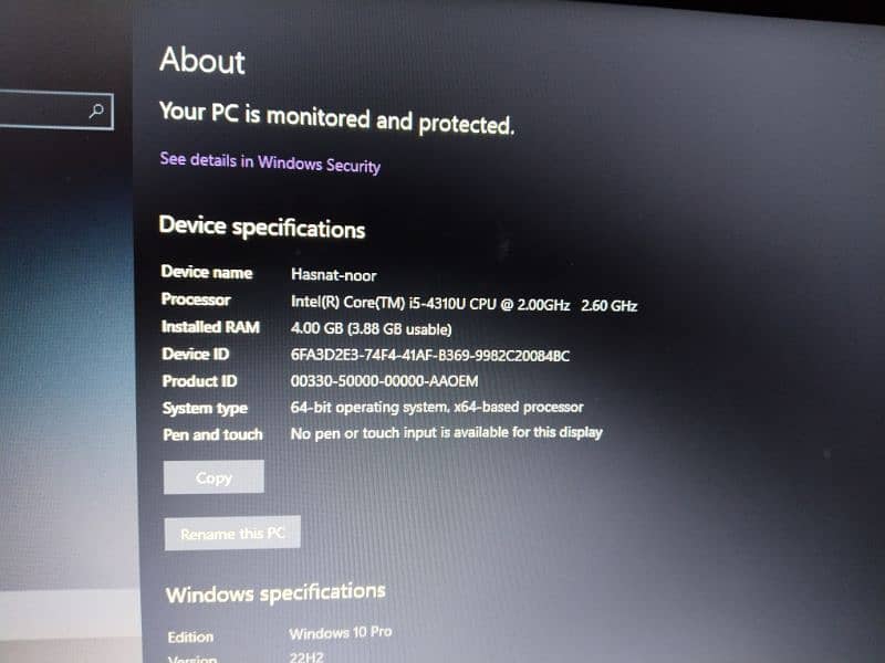 HP FOLIO ELITE BOOK 9480M 11