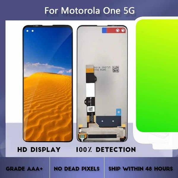 Motorola one 5g LCD display 0