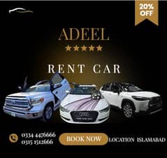 Rent A Car ! Car Rental Service in Pakistan ! Affordable Rent A Car 0