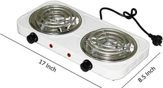 2 electric double  stove burner 0