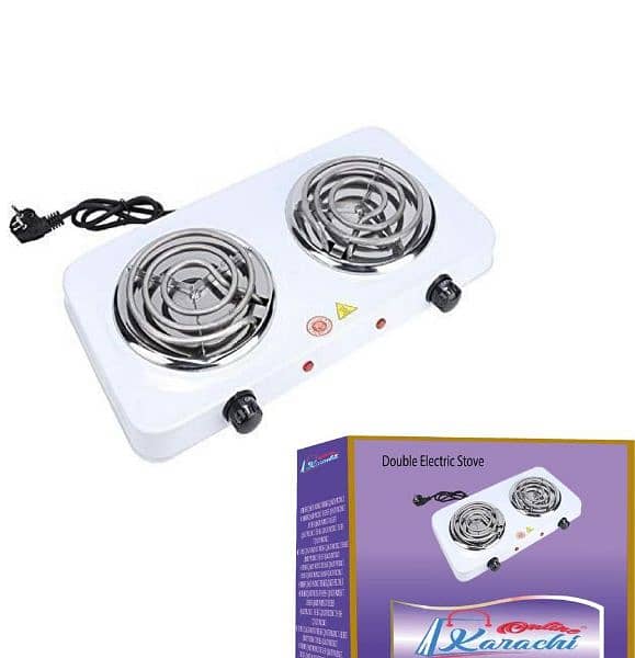 2 electric double  stove burner 1