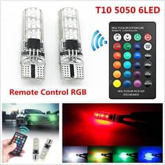 7-colour rgb car parking lights with remote