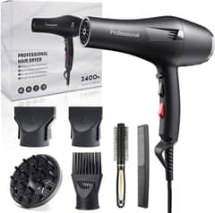 Professional Hair Dryer 3500 W, Ionic Ceramic Hair Dryer with Diffuser