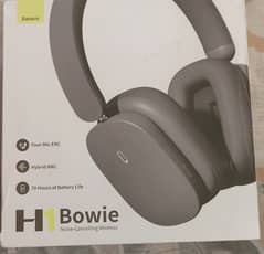 Baseus Headphones Bowei H1 with noise cancellation ( slightly used)