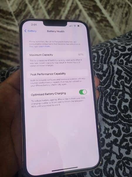 iphone 13 pro max 512gb pta approved 87% bh 1