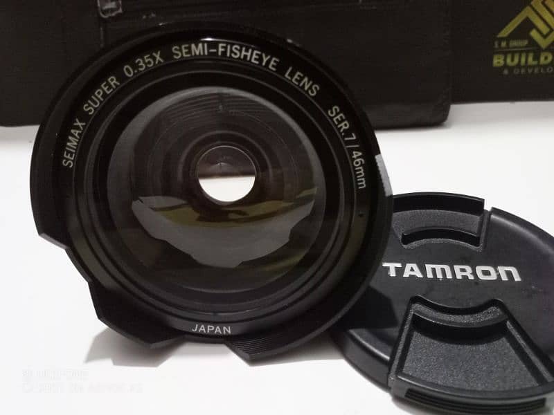 Tamron Camera Lens fisheye Wide Angle Macro Lens 46mm Canon Nikon DSLR 2