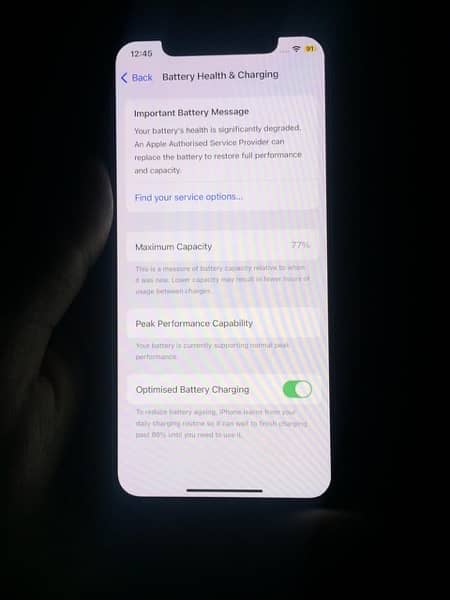 I phone xs battery service Face ID issue 64 gB 1