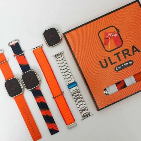 ultra 8 smart watch 4 in 1 2