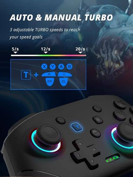 Wireless Controller for PC / Nintendo Switch OLED / Lite / Gamepad 3