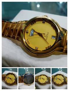 Prestige Gold plated watch / 03004259170