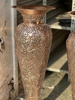Old Vintage Copper Vases