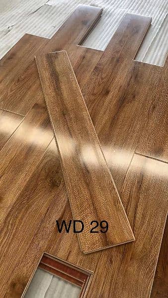 Wood Flooring HDF Flooring Tiles 8mm 4