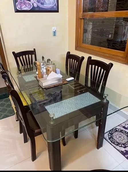 6 Chair Dining table for sell 0