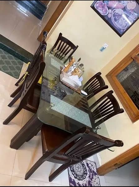 6 Chair Dining table for sell 1