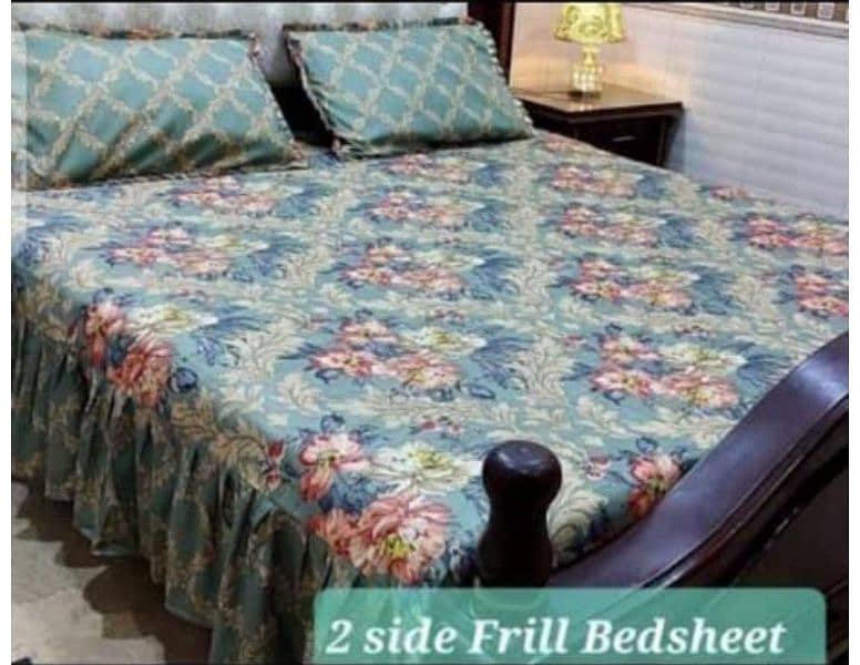 frill bed sheet king size 2