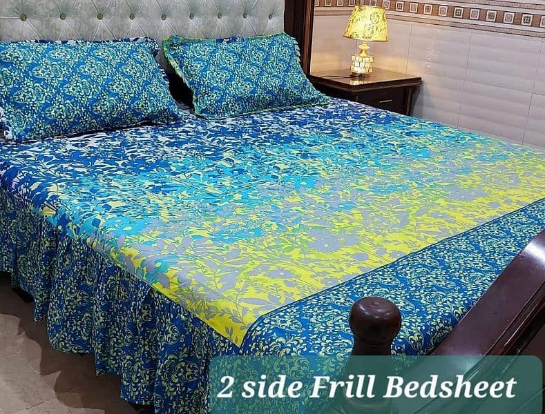 frill bed sheet king size 5