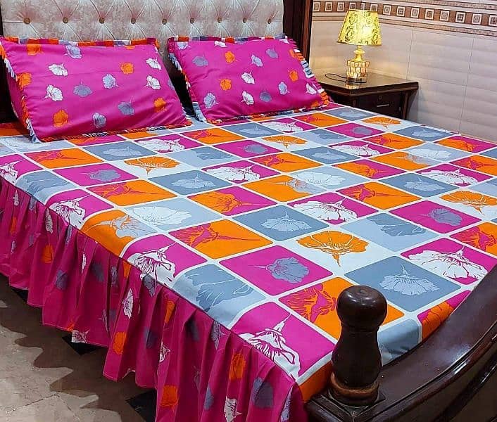 frill bed sheet king size 7