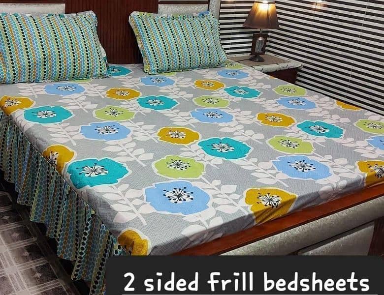 frill bed sheet king size 19