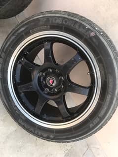 For sale  16” Rim set  With tyres 0