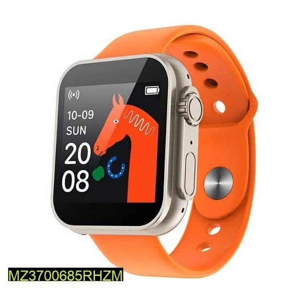 D30 Ultra Smart Watch, Orange Bracelet 0