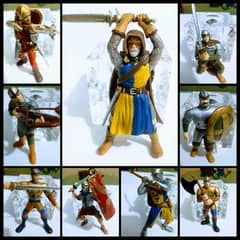 14 Action Figures Complete Set Hard Rubber Made