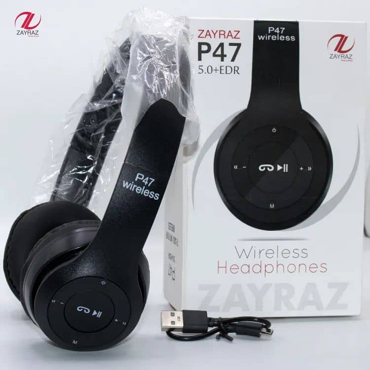 P47 Wireless Bluetooth Headphones Foldable Wireless Headphones 0