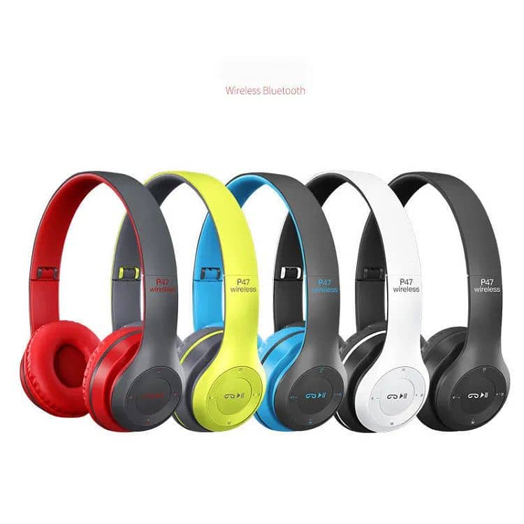 P47 Wireless Bluetooth Headphones Foldable Wireless Headphones 1