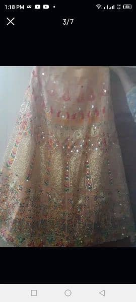 a used lengha with kurtii 3