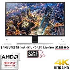 SAMSUNG 4K 28" MONITOR (MADE IN MEXICO)