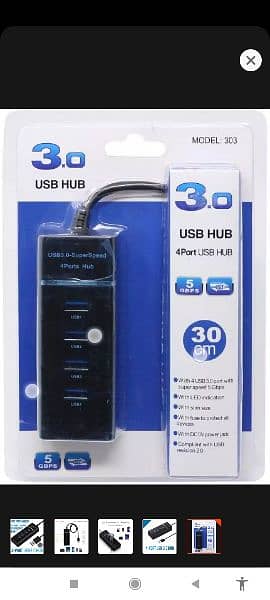 USB HUB 3.0 (4PORT USB HUB) 0