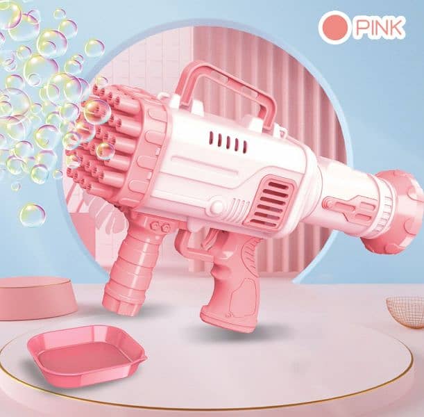 32 Holes Bubble Gun | Toy Guns | Kids Electric Gun 3