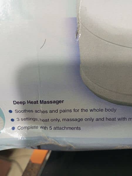 Hinari Body zone deep heat Massager imported from u. k box pack new 3