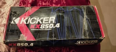 Kicker 850.4 four channel hi end amplifier