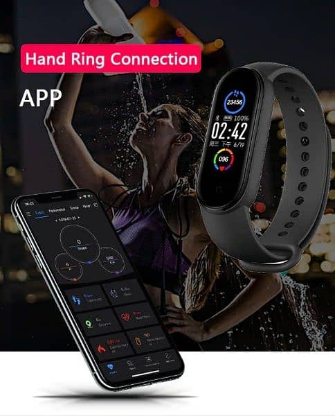 M5 Smart Watch Music Payback Bluetooth Blood Pressure Waterproof 1