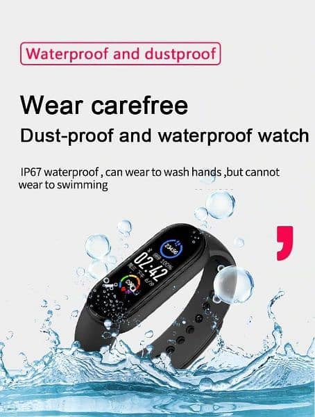 M5 Smart Watch Music Payback Bluetooth Blood Pressure Waterproof 5