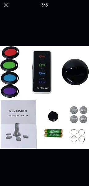 JTD Wireless RF Item Locator/Key Finder ,Wallet Locator. (6 Receivers) 3