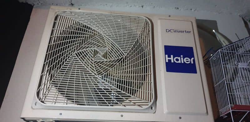 Haier 1.5 ton Used Dc Inverter Heat and cool 1 season used 1