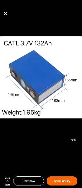 12v 12.6v 132ah  lithium ion battery 3s 1p 3